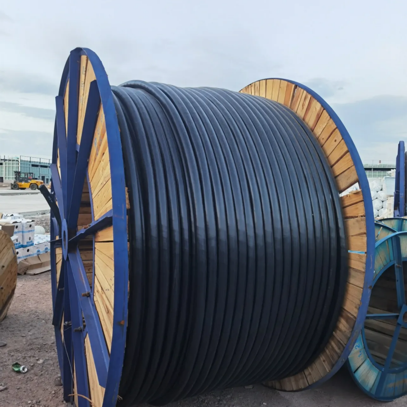 放电缆施工 拉电缆 电缆敷设