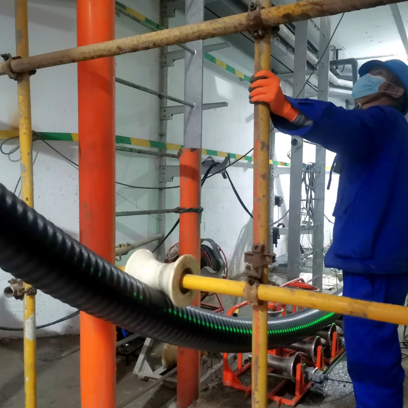 国内 长单段220千伏陆地电缆在杭州完成敷设